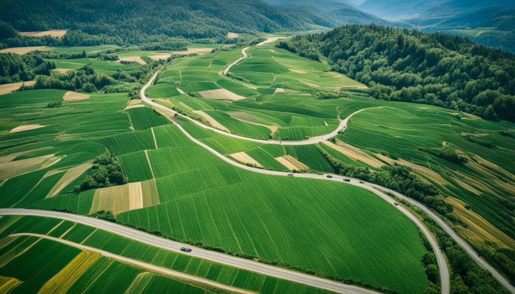 infraestrutura de transporte