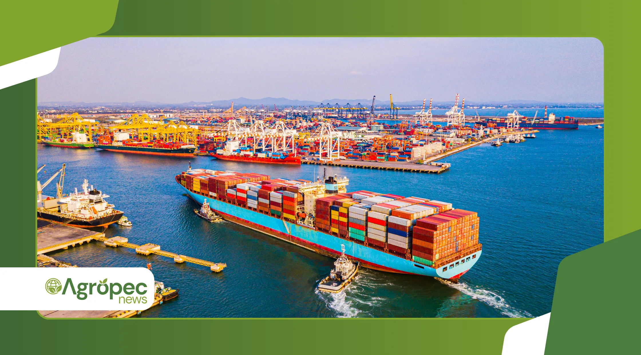 Exportações brasileiras de produtos agrícolas